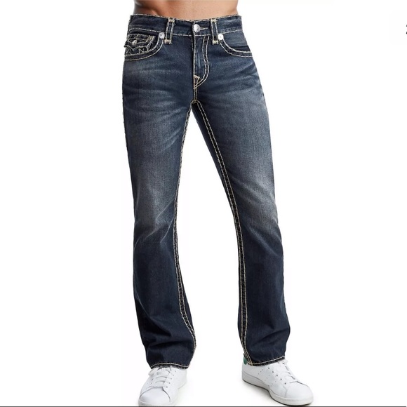 True Religion Men’s Super T Straight Jeans - Picture 2 of 8